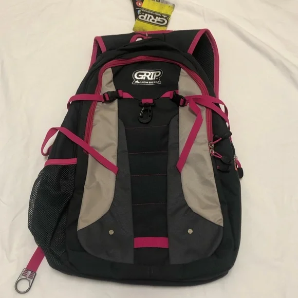 NWT High Sierra Backpack/ Bookbag/ School. Pink and Black. High Sierra Backpack Pink Backpacks & Bags for Kids for sale  main image 2